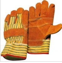 BIRD cow split leather working gloves